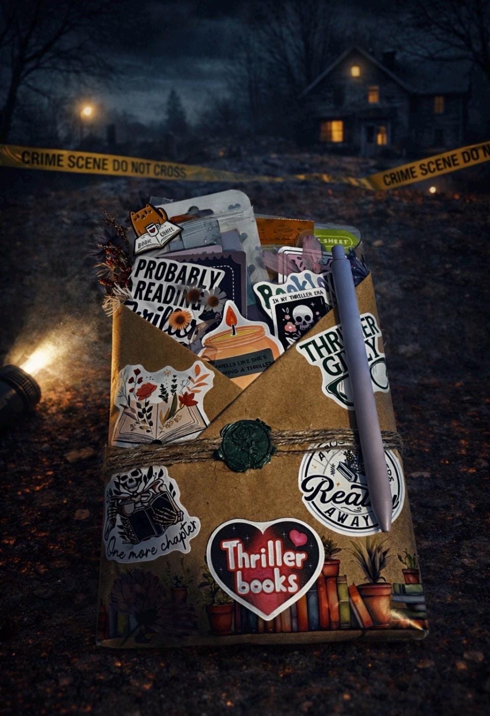 Thriller Blind Date With a Book | Thriller, Mystery, Suspense, True Crime (Surprise Box)
